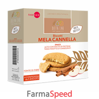 dlab biscotti mela cannella 160 g