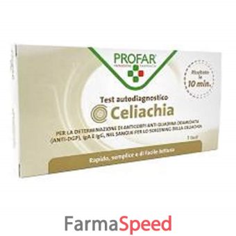 profar test autodiagnostico celiachia 1 pezzo