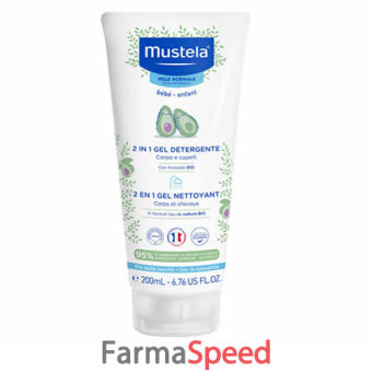 mustela gel detergente 2 in 1 200 ml 