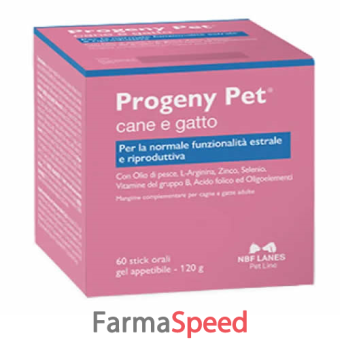 progeny pet gel appetibile cane e gatto 60 bustine