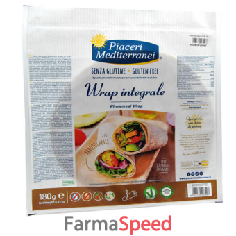 piaceri mediterranei wrap integrale 3 x 60 g