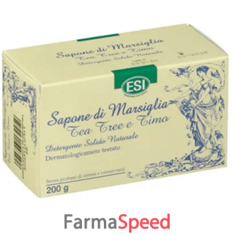 esi sapone di marsiglia tea tree e timo 200 g