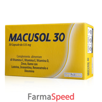 macusol 30 - 30 capsule