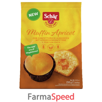 schar muffin apricot 5 pezzi da 50 g