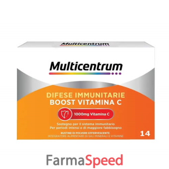 multicentrum difese immunitarie boost vitamina c 14 bustine