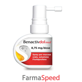 benactivdolmed gola spray 15 ml