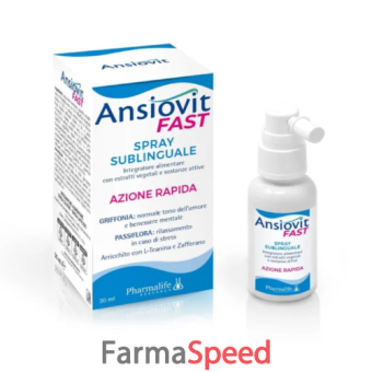 ansiovit fast spray sublinguale 30 ml