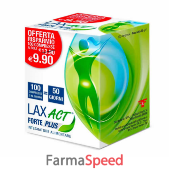 lax act forte plus 100 compresse