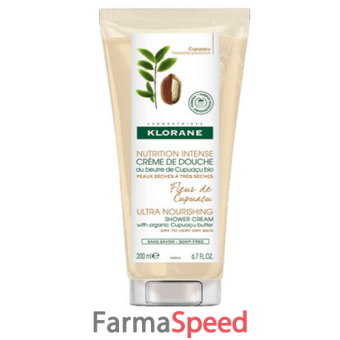 klorane crema doccia fiore di cupuacu 200 ml