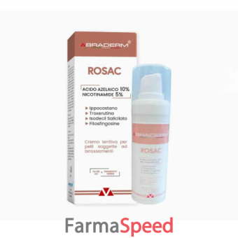 braderm rosac crema viso 30 ml