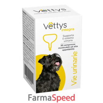 vettys integra vie urinarie cane 30 compresse masticabili