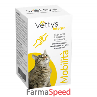 vettys integra mobilita' gatto 30 compresse masticabili