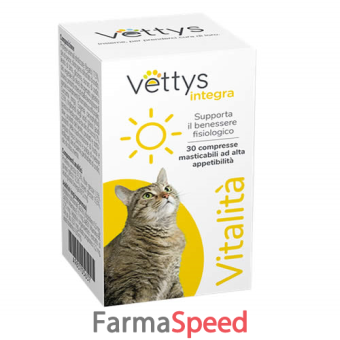 vettys integra vitalita' gatto 30 compresse masticabili