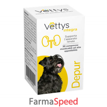 vettys integra depur cane 30 compresse masticabili