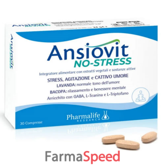 ansiovit no stress 30 compresse