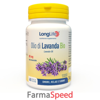 longlife olio di lavanda bio 60 perle