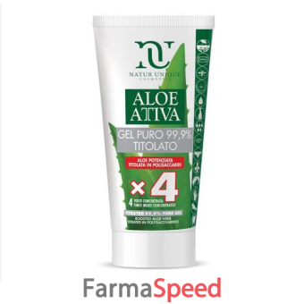 aloe attiva gel puro titolato 99,9% 50 ml