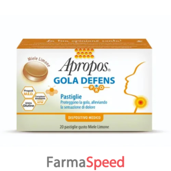 apropos gola defens pro 20 pastiglie miele limone