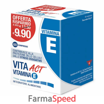 vita act vitamina e 60 compresse