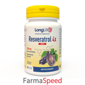 longlife resveratrol 4x forte 60 capsule