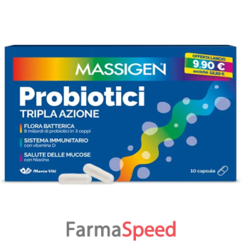 massigen probiotici 10 capsule