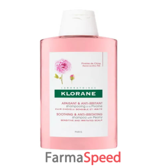 klorane shampoo peonia bio 200 ml