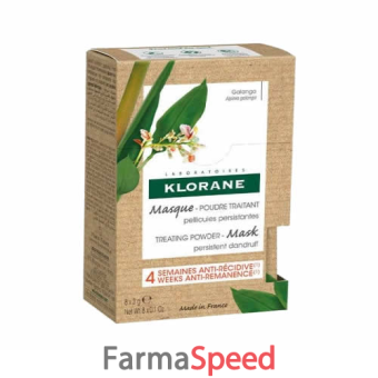 klorane shampoo maschera 2in1 8 bustine da 3 g