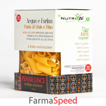 nutri te' penne lisce acqua e farina mais e riso 250 g