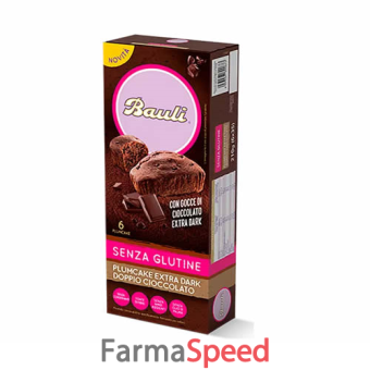 bauli plumcake extra dark doppio cioccolato 210 g