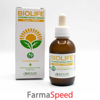 biolife vitamin d3+k2 vegan gocce 50 ml