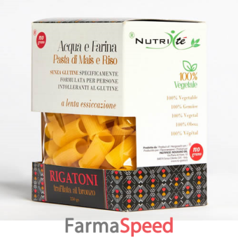 nutri te' rigatoni acqua e farina mais e riso 250 g