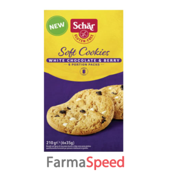 schar soft cookie white chocolate 210 g