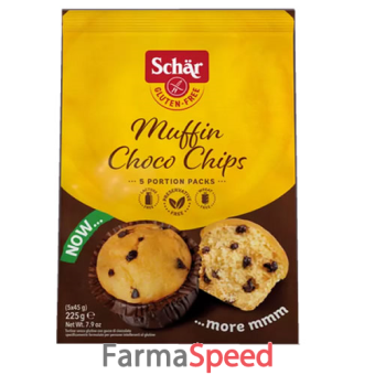 schar muffin choco chip 225 g