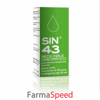 sin 43*orale gtt 50 ml