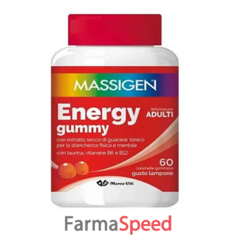 massigen energy gummy adulti 60 caramelle