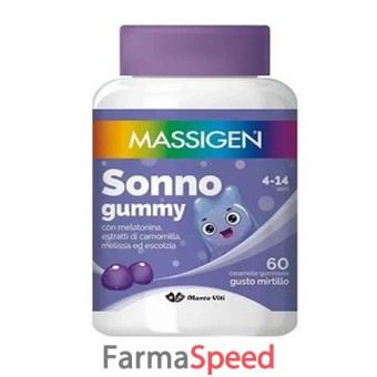 massigen sonno gummy 60 caramelle