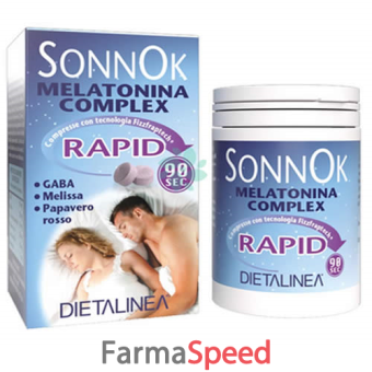 dietalinea sonnok melatonina rapid 60 compresse