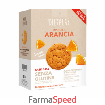 dlab biscotti arancia senza glutine 128 g