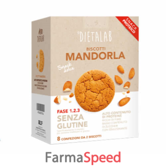 dlab biscotti mandorla senza glutine 128 g