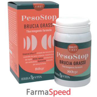 peso stop brucia grassi 80 compresse