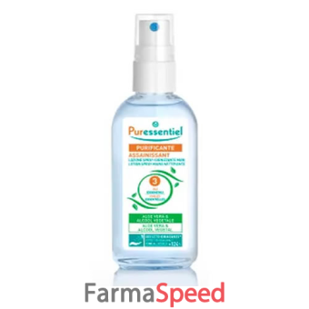 puressentiel lozione spray disinfettante mani 80 ml