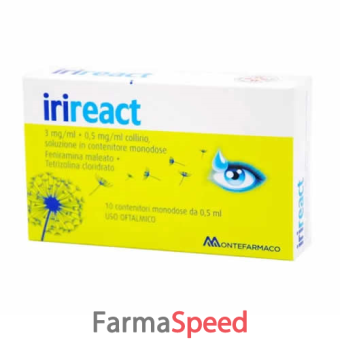 irireact*collirio 10 flaconi monodose 0,5ml