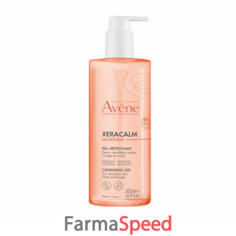 avene xeracalm nutrition gel detergente 500 ml