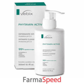 vebix phytamin detergente intimo protettivo ph 3,5 300 ml