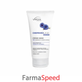 vebix dermoline crema mani fiordaliso 100 ml