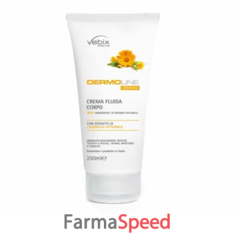 vebix dermoline crema corpo fluida calendula 250 ml