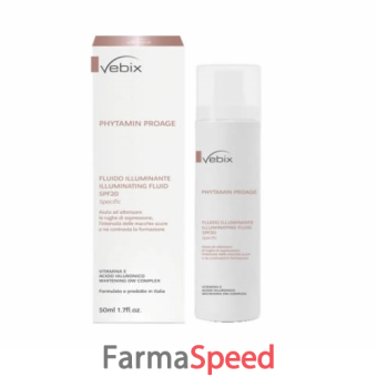 vebix phytamin proage specific fluido illuminante spf20 50 ml