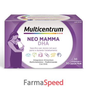 multicentrum neo mamma dha 30 compresse + 30 capsule molli