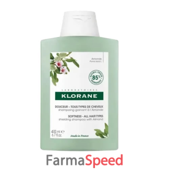 klorane shampoo latte mandorla 400 ml