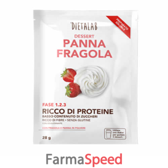 dietalab dessert panna fragola 28 g